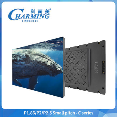 خدمات جلویی P1.86-P2.5 صفحه نمایش دیواری ویدئویی LED صفحه نمایش LED 4k پیکسل کوچک