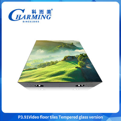 صفحه نمایش صفحه نمایش زیرنخی LED تزئینی P3.91 با پوشش شیشه ای