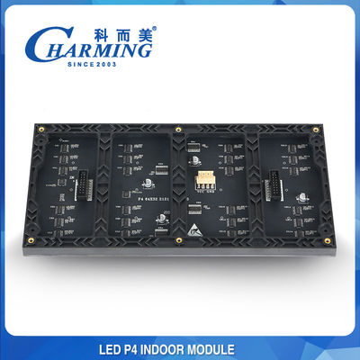 طراحی جدید P4 Rgb LED Panel 256x128mm ماژول LED داخلی 3840Hz کیفیت تصویر بدون از دست دادن صفحه نمایش دیجیتال برای نمایشگاه خرده فروشی صحنه کلیسای دیوار ویدئویی