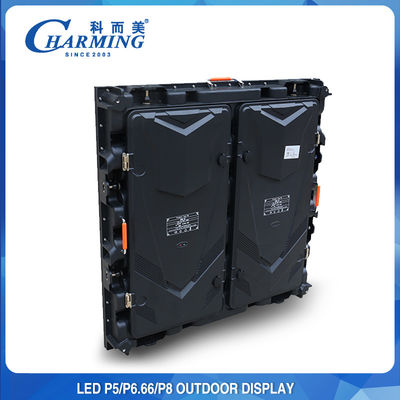صفحه نمایش LED بیرونی P5 روشنایی بالا و طیف گسترده ای از رنگ ها درجه بندی ضد آب IP65 عملکرد قابل اعتماد برای محیط های سخت