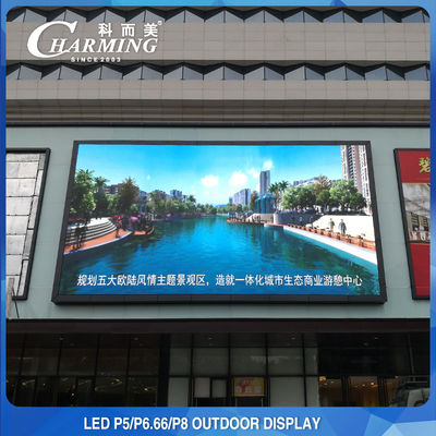 صفحه نمایش دیواری LED در فضای باز Multiscene P5 P8 1920HZ-3840HZ