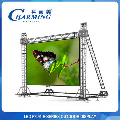 صفحه نمایش LED با روشنایی بالا آلیاژ آلومینیوم، دیوار ویدئویی 4K در فضای باز