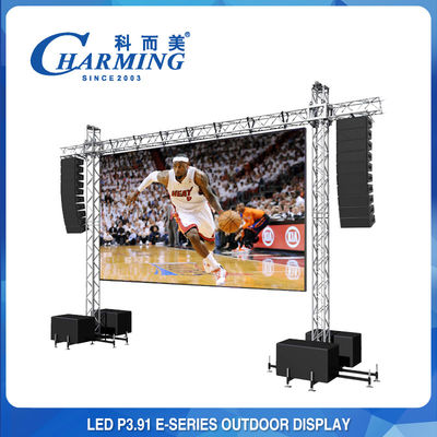 نمایشگر LED اجاره ای 50×50 سانتی متری سرویس جلو در فضای باز Pixel Pith P3.91MM