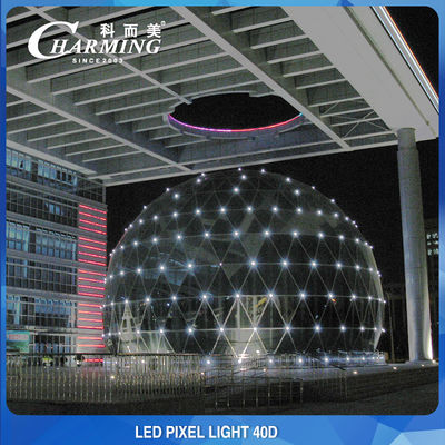 نورپردازی نمای ساختمان LED چند صحنه پیکسل 40 میلی متری SMD3535 کاربردی
