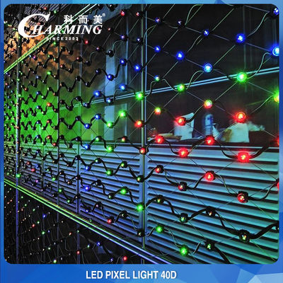 نورپردازی نمای ساختمان LED چند صحنه پیکسل 40 میلی متری SMD3535 کاربردی