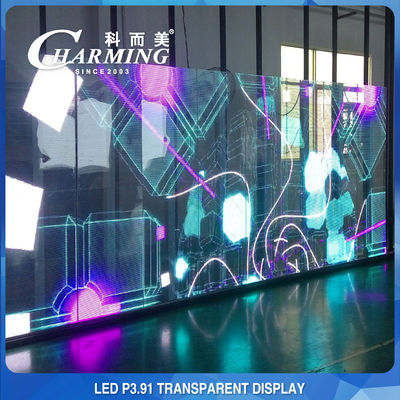 صفحه نمایش دیواری LED شفاف 230 واتی در فضای باز IP65 ضد آب