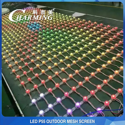 صفحه نمایش خالص LED IP65 چند صحنه، صفحه نمایش پرده LED انعطاف پذیر آلیاژ آلومینیوم