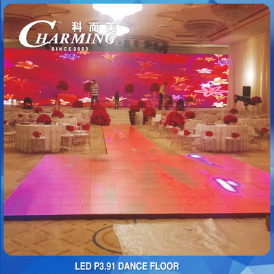 P3.91 Led Dance Floor Video Floor برای اجاره رویداد نمایشگاه عروسی