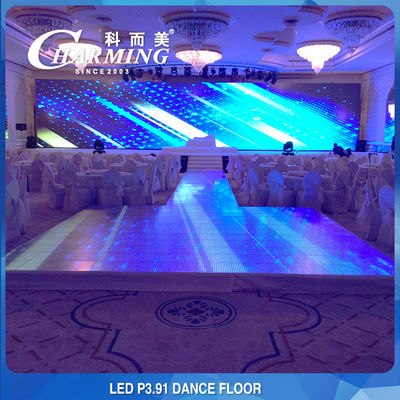 صفحه رقص LED تمام رنگی 65536 نقطه/متر مربع مغناطیسی سه بعدی برای کلوپ شبانه
