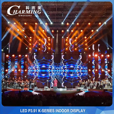 Stage Outdoor LED Video Wall Display RGB P3.91 رزولوشن 256x128
