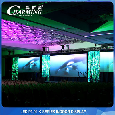 P3.91 صفحه نمایش LED 200W وال ویدئویی، نمایشگر LED چند منظوره در فضای باز