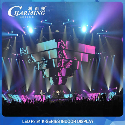 صفحه نمایش LED ثابت P3.91 داخلی داخلی 500x1000 میلی متر سبک وزن