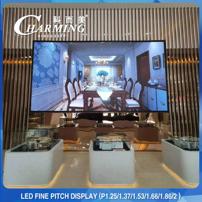نمایشگر تصویری 64x48CM HD LED دیواری Pixel Pith 2MM 3840Hz برای نمایش تلویزیونی