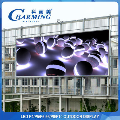 صفحه نمایش LED P4 P5 P8 SMD ضد آب غول تبلیغاتی دیوار ویدئویی LED در فضای باز