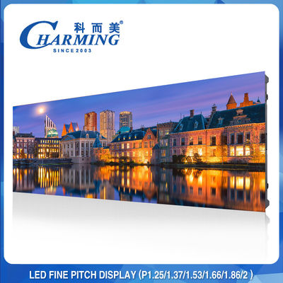 صفحه نمایش LED ثابت داخلی 64x48CM P1.5 / P1.8 / P2 / P2.5 4K Refresh Ultra Thin
