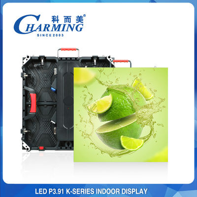 P3.91 صفحه نمایش دیواری LED داخلی 500*500 میلی متری ریخته گری آلومینیومی