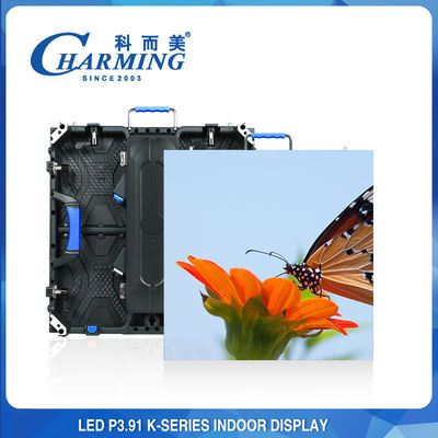 P3.91 سری K صفحه نمایش داخلی LED Arc Lock Design LED Screen اجاره