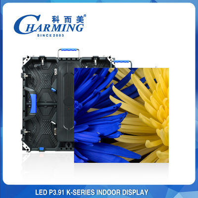 طراحی حرفه ای IP50 ضد آب P2.6 صفحه نمایش داخلی LED با 800CD / m2 روشنایی