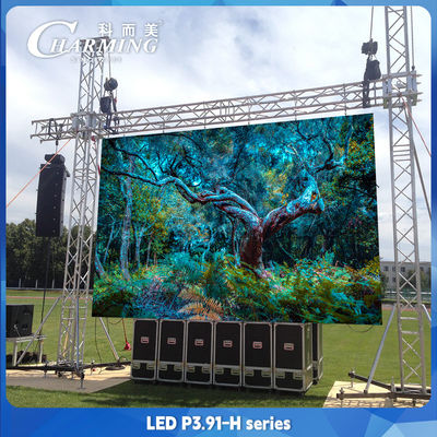 صفحه نمایش LED RGB با وضوح بالا HD P3.91 برای فعالیت های بیرونی