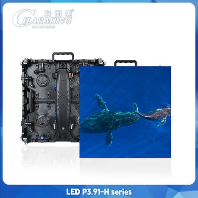 صفحه نمایش LED اجاره ای در فضای باز آلیاژ آلومینیوم P3.91 دیواری ویدیویی LED تمام رنگی