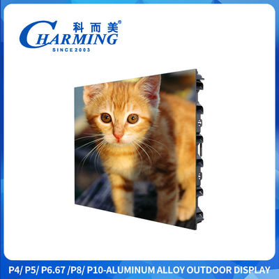 P4 درب IP65 Sxey Video Led Display Screen مواد کابینت آلومینیوم آلیاژ