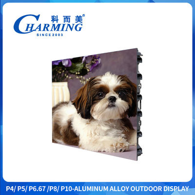 38kg وزن P4 960x960 ضخامت 128mms درب LED صفحه نمایش با قفل ضد آب