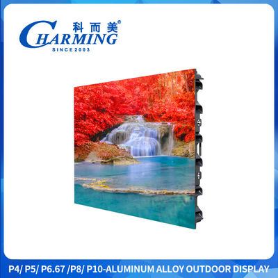 SMD2525 Kinetic LED Screen P4 Street نصب شده 960x960mm LED Display Screen با طول عمر 100000 ساعت