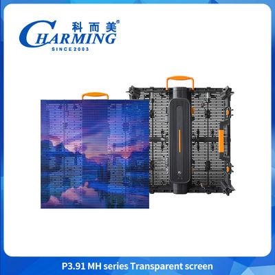 P3.91 صفحه نمایش LED 3840hz شفاف در فضای باز صفحه نمایش دیواری ویدئویی LED برای نمایش