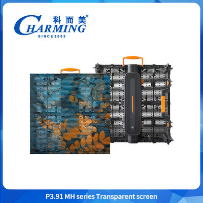 500*500mm P3.91 LED شفاف صفحه نمایش خرید مرکز خرید صفحه نمایش تبلیغاتی صفحه نمایش دیواری LED