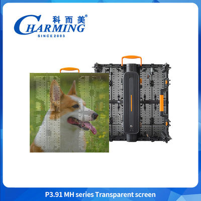 P3.91 صفحه نمایش LED 3840hz شفاف در فضای باز صفحه نمایش دیواری ویدئویی LED برای نمایش