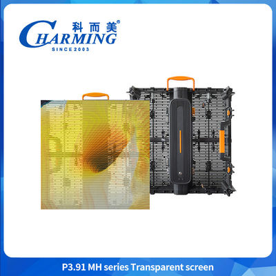 IP65 P3.91-P7.8 در فضای باز شیشه شفاف 3D LED Display صفحه نمایش دیواری ویدیویی