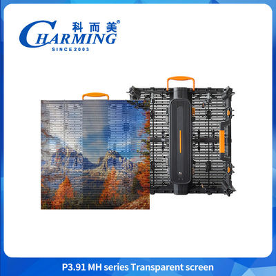 صفحه نمایش ثابت SMD LED در فضای باز شیشه شفاف LED دیوار ویدیویی 4K
