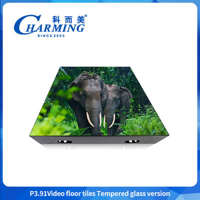 کف رقص شیشه ای رنگی ویدئویی جشن عروسی نور پیکسل LED 3d Led رقص