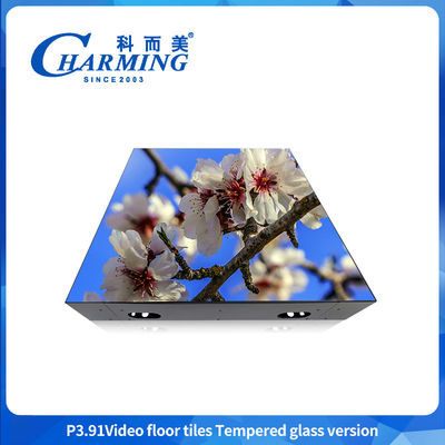 TOP Hotsale دی جی دیسکو پنل کاشی شیشه سخت شده روشن کردن 3d LED رقص فلور ویدئو نور ضد آب