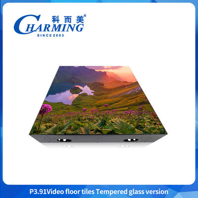 در داخل و خارج از خانه 500*500mm کابینت پانل ماژول بوردها صفحه نمایش دیگر 3840HZ تجهیزات تبلیغاتی زمین رقص صفحه نمایش LED