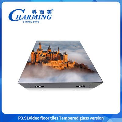 P3.91 صفحه نمایش کاشی کف Led 34x34 کاشی کف کف کف