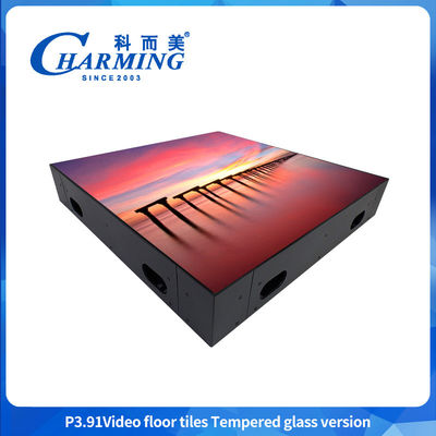 ضد آب رنگ کامل RGB تعاملی قابل برنامه ریزی P3.91 DJ Booth Bar Stage Dance Floor IP65 صفحه نمایش LED