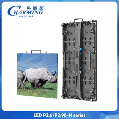 ال ای دی P2.6 اجاره در فضای باز کامل رنگ ویدیو دیوار LED نمایش صفحه نمایش ویدیو LED برای فعالیت های کنسرت صحنه رویداد