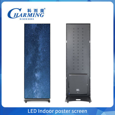 سوپرمارکت تبلیغات گوب پوستر صفحه نمایش داخلی P1.86-P2.5 دیوار ویدئویی LED 4k