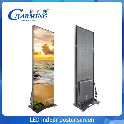نمایشگر های هوشمند وائی فائی قابل حمل HD P1.86 P2 تبلیغات دیجیتال LED پوستر