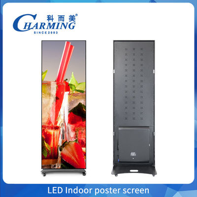 صفحه نمایش دیوار ویدئویی LED پوستر داخلی با کنترل تلفن همراه و نرخ تازه‌سازی بالا برای راه‌اندازی آسان و قابل حمل