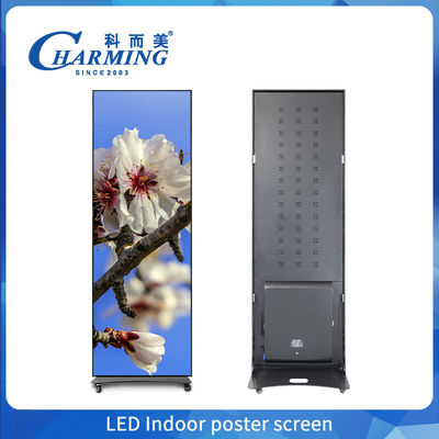صفحه نمایش دیوار ویدئویی LED پوستر داخلی با کنترل تلفن همراه و نرخ تازه‌سازی بالا برای راه‌اندازی آسان و قابل حمل