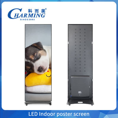 تجاری قابل حمل مرکز خرید صفحه نمایش LED P2.5 پوستر سیگنال دیجیتال جلو سرویس صفحه نمایش LED