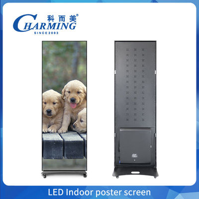تابلو LED روشنایی داخلی 640mm*1920mm جعبه روشنایی مستطیل با قاب آلومینیوم مواد آکریلیک و شیشه ای