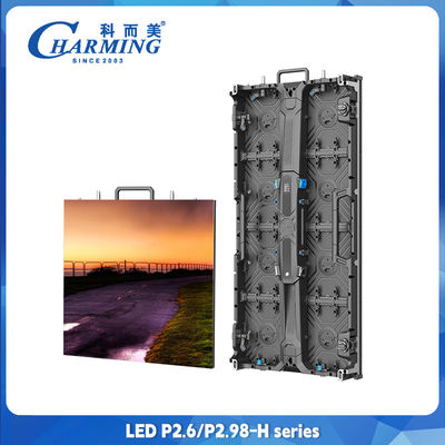 8K P2.6 P2.9 P3.9 LED اجاره ویدیو دیوار صحنه رویداد آینه آلومینیومی کابینت LED