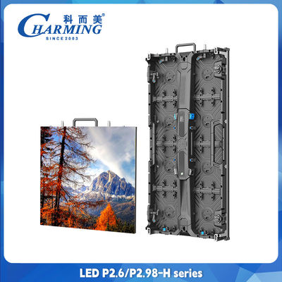 صفحه نمایش LED بیرونی دیوار P2.6 P3.91 P4.81 رنگ کامل اجاره LED نمایش 500x500mm 500x1000mm