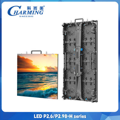 صفحه نمایش LED بیرونی دیوار P2.6 P3.91 P4.81 رنگ کامل اجاره LED نمایش 500x500mm 500x1000mm