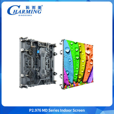 صفحه نمایش LED انعطاف پذیر داخلی P2.604 P2.98 P3.91 آلومینیوم مرطوب شده آسان نگهداری اجاره