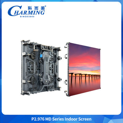 صفحه نمایش LED انعطاف پذیر داخلی P2.604 P2.98 P3.91 آلومینیوم مرطوب شده آسان نگهداری اجاره