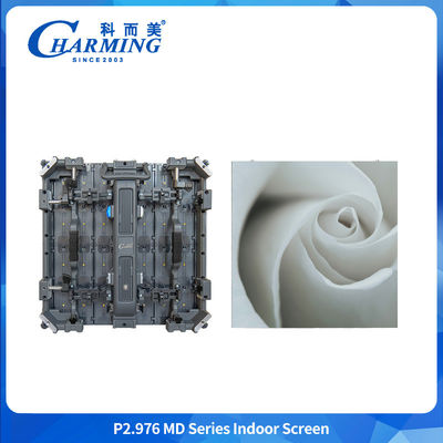 صفحه نمایش انعطاف پذیر LED صفحه نمایش منحنی داخلی P2.98 سرویس جلویی 7680HZ LED Video Wall